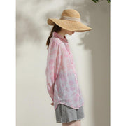 floral ramie blouse, view 7 - MRSLM