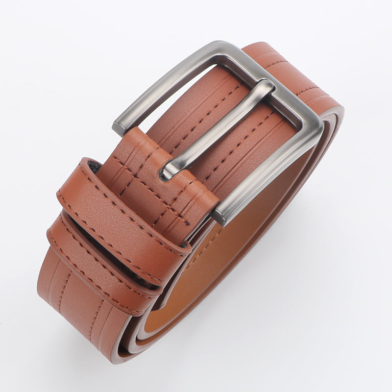 men's leather ratchet belt, view 6 - MRSLM