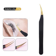 stainless steel eyelash tweezers, view 5 - MRSLM