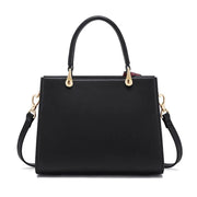 leather shoulder tote bag, view 6 - MRSLM
