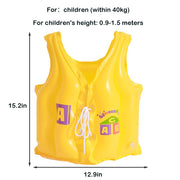 kid's inflatable swim vest, view 4 - MRSLM