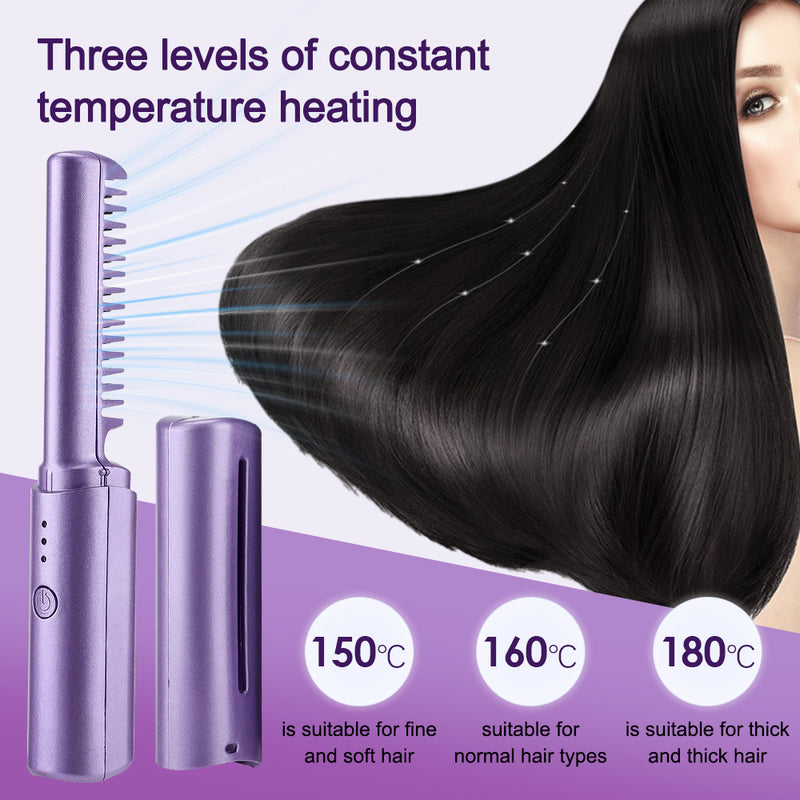 electric hot comb hair straightener, view 4 - MRSLM