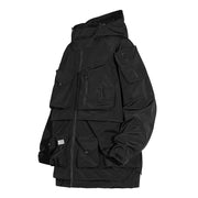 men's loose hooded work jacket, view 5 - MRSLM