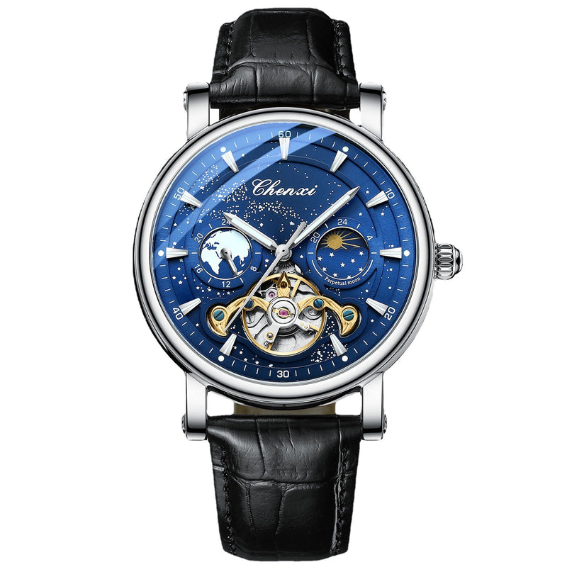 men's hollow mechanical watch, view 3 - MRSLM