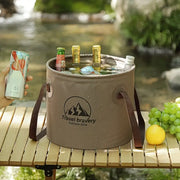portable folding bucket, view 4 - MRSLM