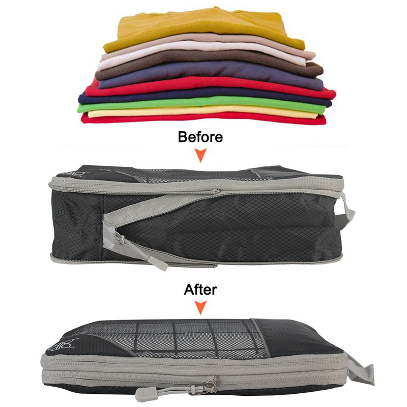 travel packing cubes set, view 7 - MRSLM