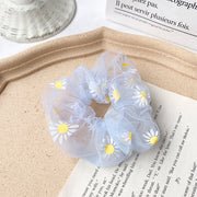 embroidery daisy elastic hair bands, view 15 - MRSLM