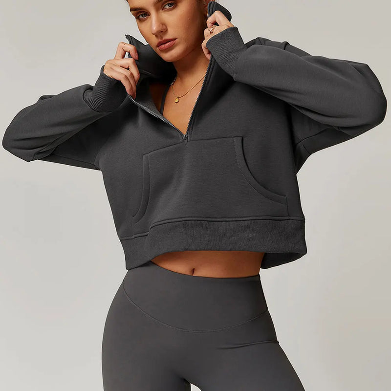 women's winter fleece hoodie, view 9 - MRSLM