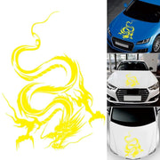 dragon pattern car hood decal, view 11 - MRSLM