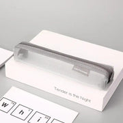 transparent mesh zipper cosmetic bag, view 6 - MRSLM
