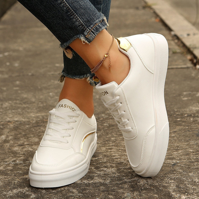 Lace-up thick-sole flats, view 2 - MRSLM