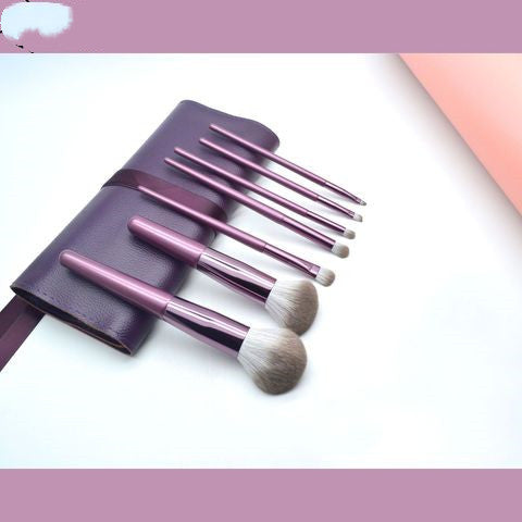 7-piece makeup brush set, view 4 - MRSLM