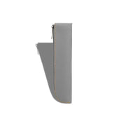 pu leather zipper pencil case, view 3 - MRSLM