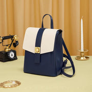 versatile leather fashion backpack, view 3 - MRSLM
