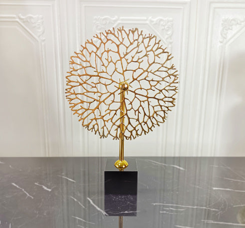 metal sea tree coral decoration, view 6 - MRSLM