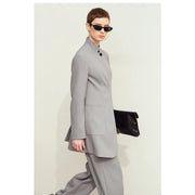 women's slim tailored coat, view 4 - MRSLM