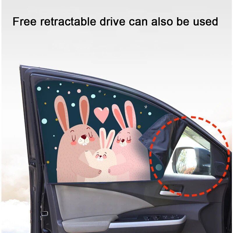 magnetic car window sunshade, view 15 - MRSLM