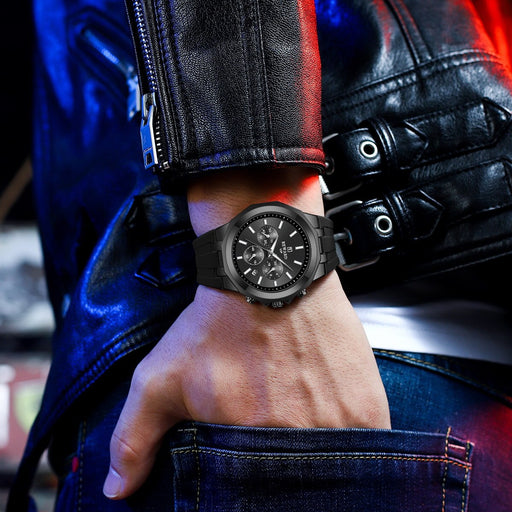silicone band sports watch - MRSLM