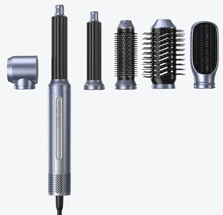 6-in-1 detachable hair dryer brush and styling tool, view 2 - MRSLM