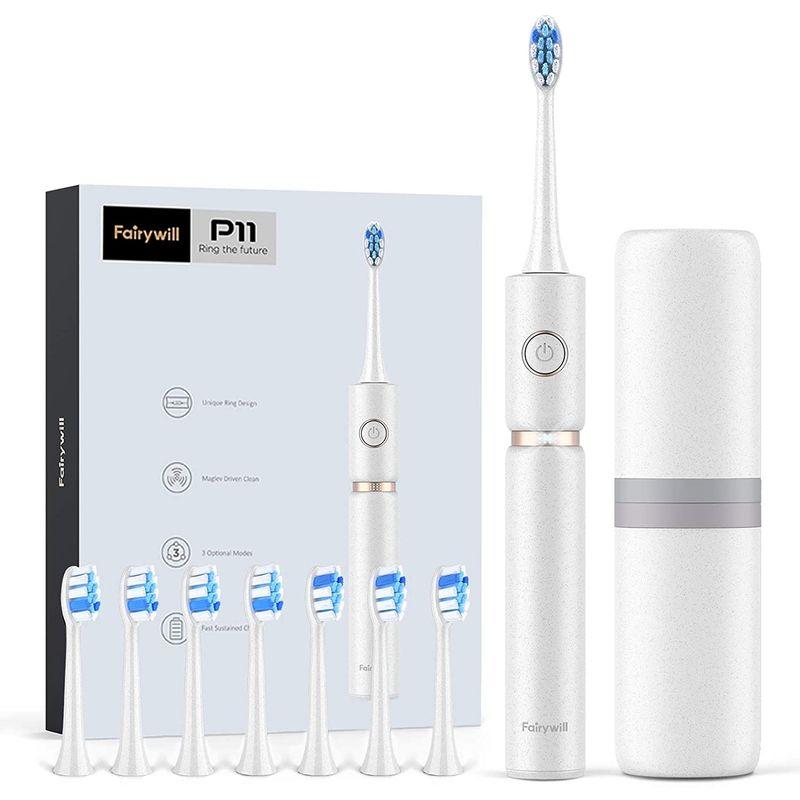 sonic electric toothbrush with travel case, view 3 - MRSLM