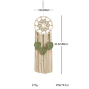 nordic hand-woven wall tapestry, view 2 - MRSLM