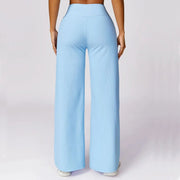 high waisted quick-dry flared yoga pants, view 10 - MRSLM