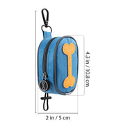 dog poop bag holder for leash, view 9 - MRSLM