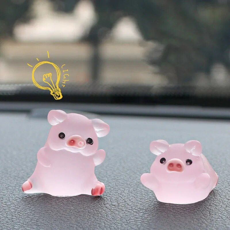resin piggy car decoration, view 11 - MRSLM