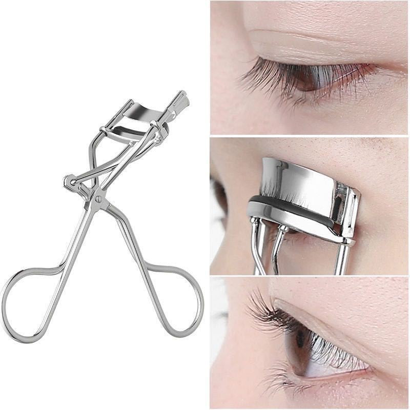 silver stainless steel eyelash curler, view 4 - MRSLM
