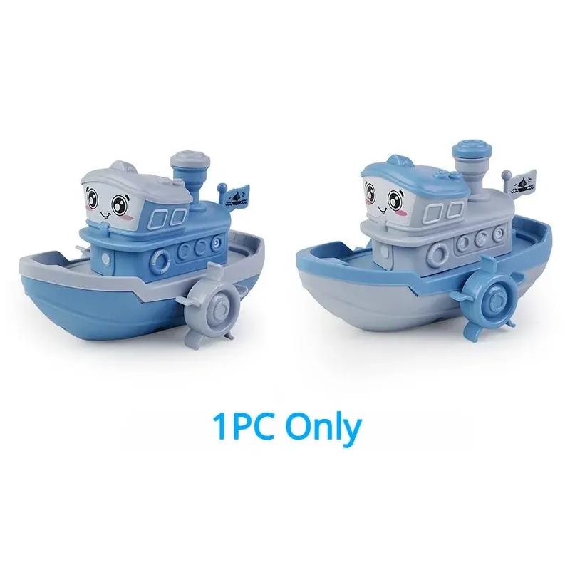 wind up cartoon ship bath toy, view 3 - MRSLM