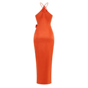 Halter flower dress, view 4 - MRSLM