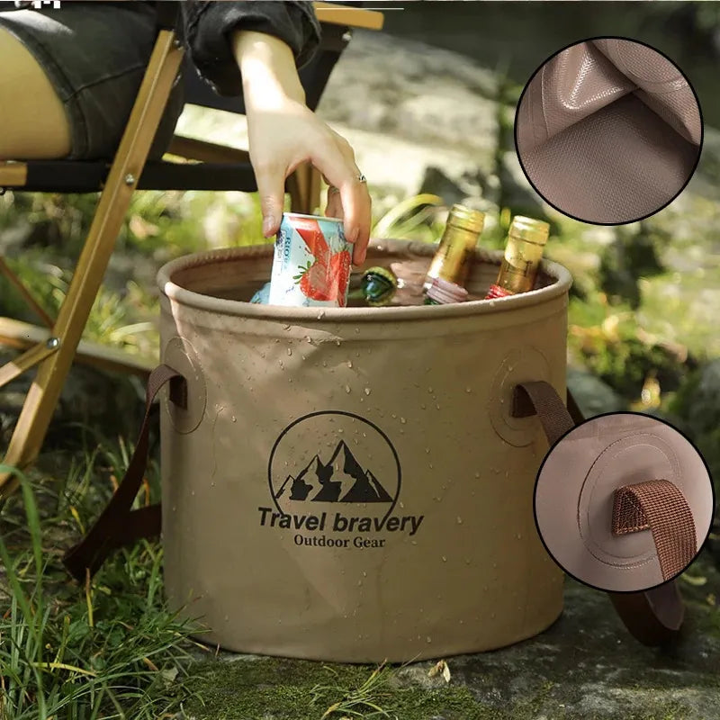 portable folding bucket, view 7 - MRSLM