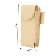 Leather sun visor glasses and card organizer, view 10 - MRSLM
