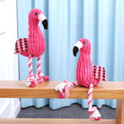 plush squeaky animal dog toy, view 4 - MRSLM