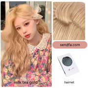 long curly wig with bangs, view 5 - MRSLM