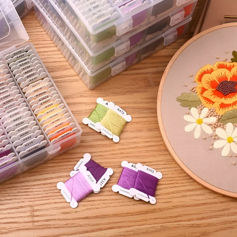 Cotton embroidery thread set, view 7 - MRSLM