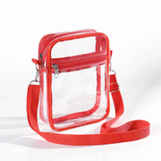 women's clear pvc shoulder bag, view 3 - MRSLM