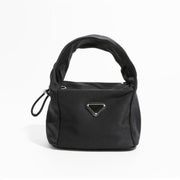 nylon tote bag with metal chain, view 2 - MRSLM
