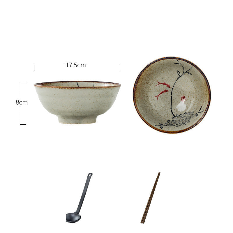 japanese ceramic ramen bowl, view 11 - MRSLM