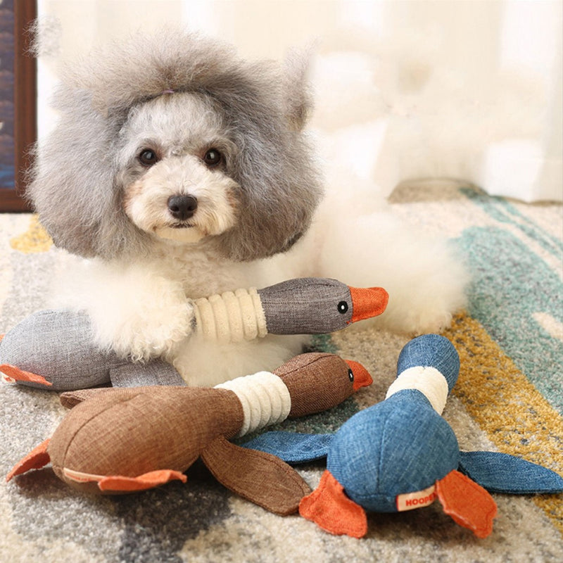 interactive wild goose sound dog toy, view 5 - MRSLM