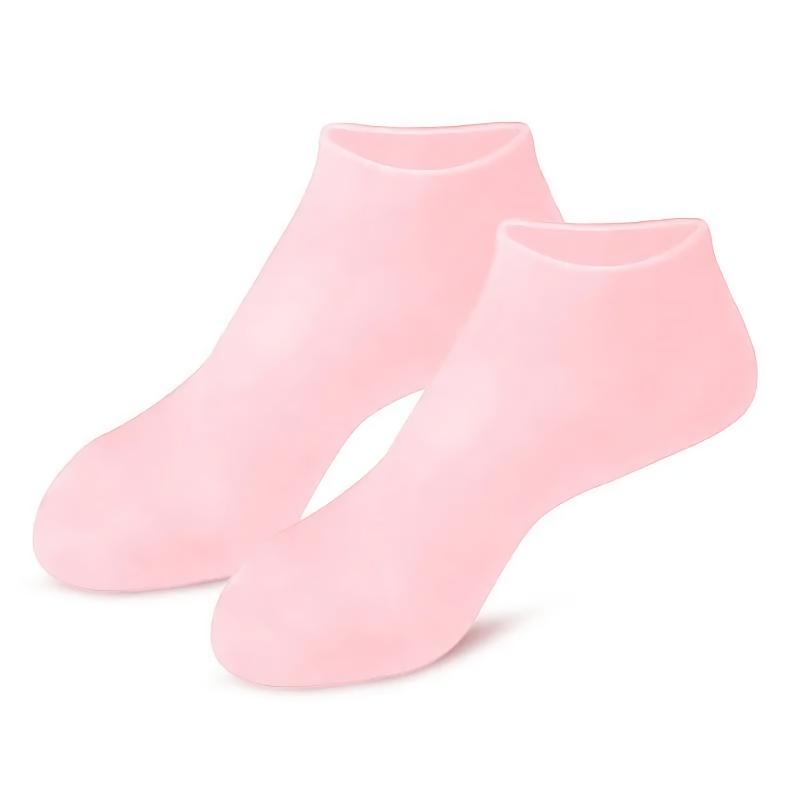 silicone moisturizing gel socks, view 3 - MRSLM