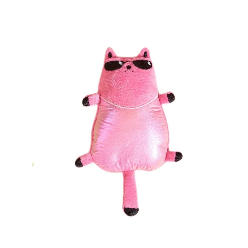 plush sunglasses cat toy, view 2 - MRSLM