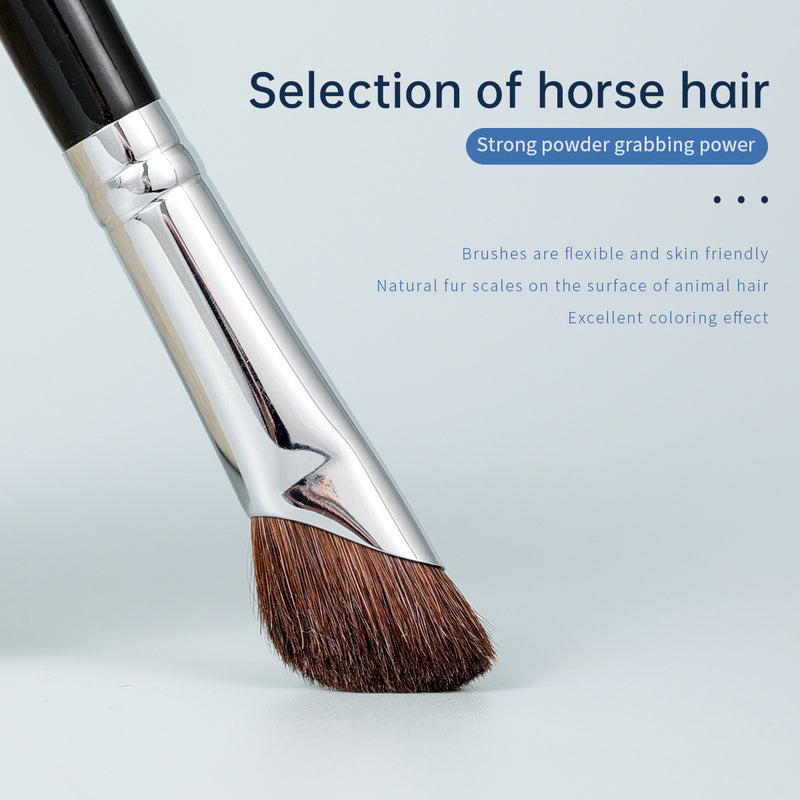 precision goat hair contour makeup brush, view 4 - MRSLM