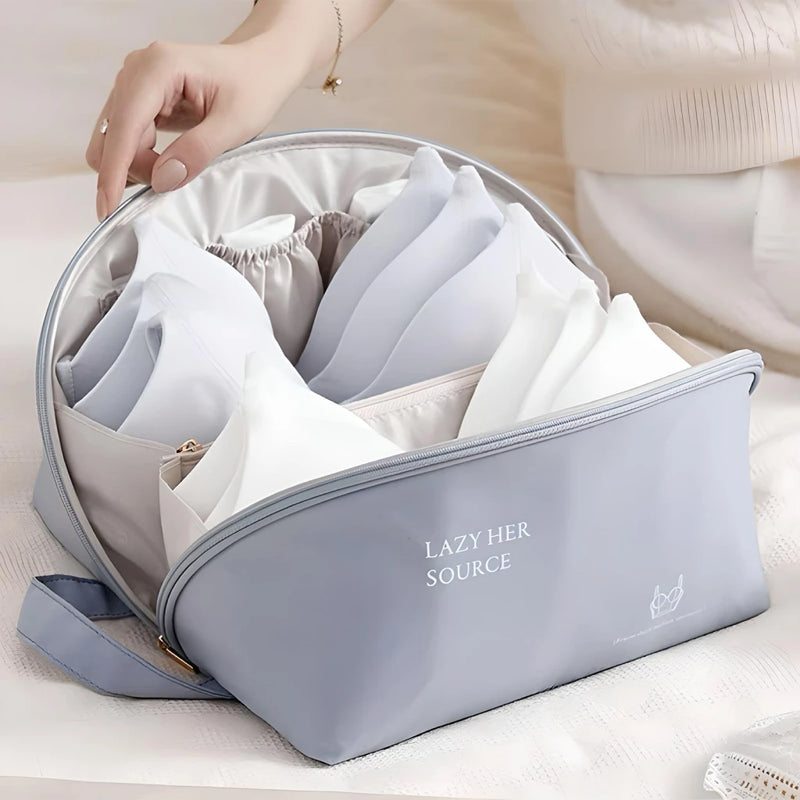 travel underwear and lingerie organizer bag, view 3 - MRSLM