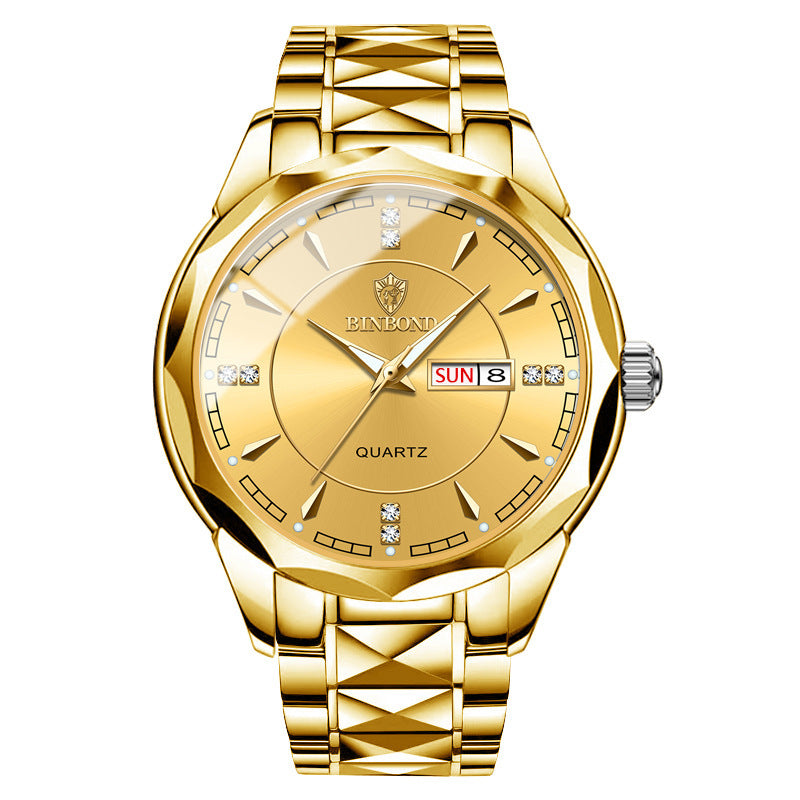 Steel calendar quartz watch, view 6 - MRSLM