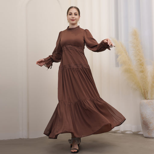 lace long sleeve maxi dress - MRSLM