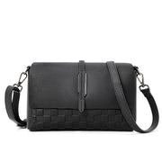 black woven shoulder bag, view 2 - MRSLM