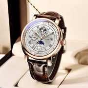 Men's automatic moon phase watch, view 4 - MRSLM