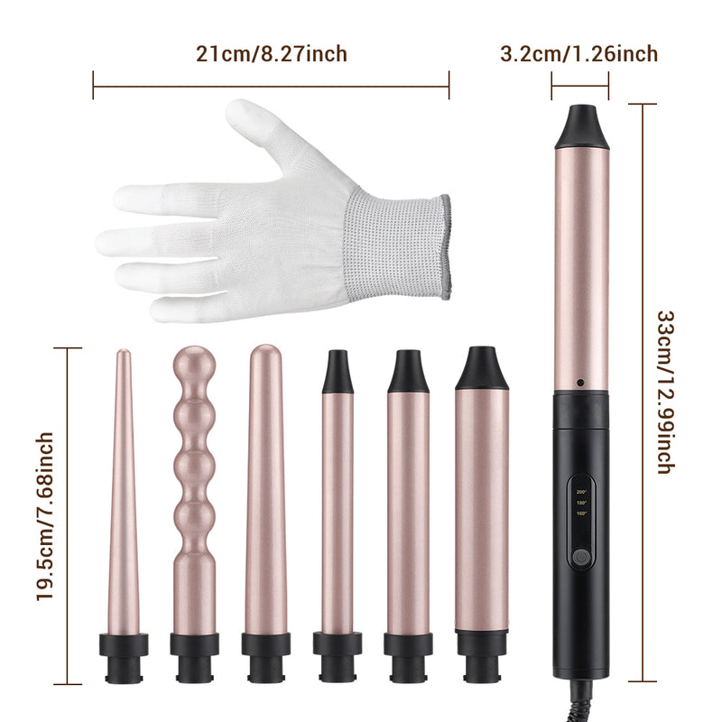 6-in-1 hair waver iron, view 11 - MRSLM