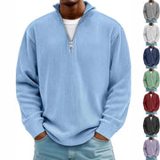 men's corduroy zipper sweatshirt - MRSLM